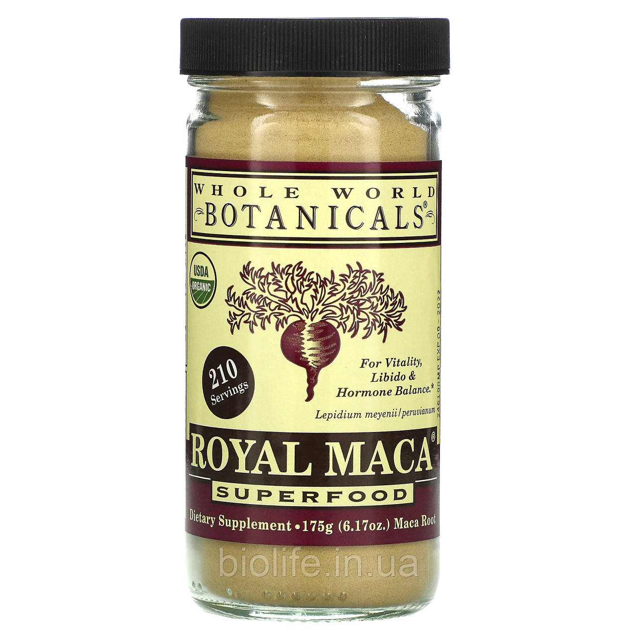 

Whole World Botanicals, Королевская мака, суперпродукт, 6.17 унций (175 г