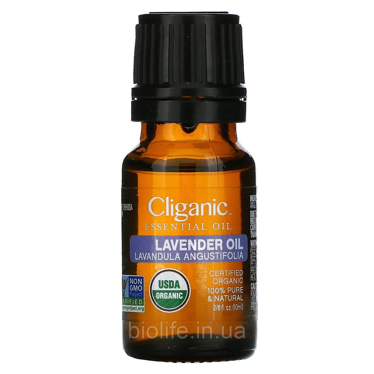 

Cliganic, 100% Pure Essential Oil, Lavender Oil, .33 fl oz (10 ml