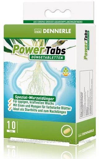 

Корневое удобрение Dennerle Power Tabs для аквариумных растений, 10 шт