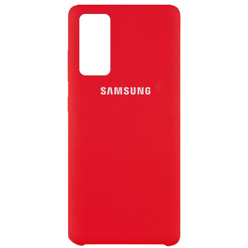 

Чехол Silicone Cover (AAA) для Samsung Galaxy S20 FE Красный / Red