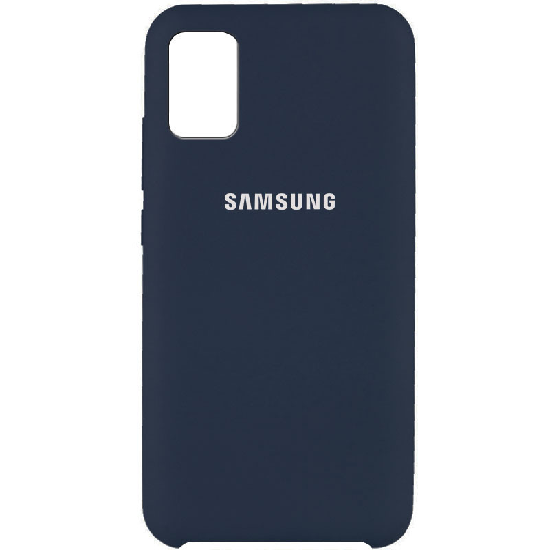 

Чехол Silicone Cover (AAA) для Samsung Galaxy A51 Синий / Midnight blue