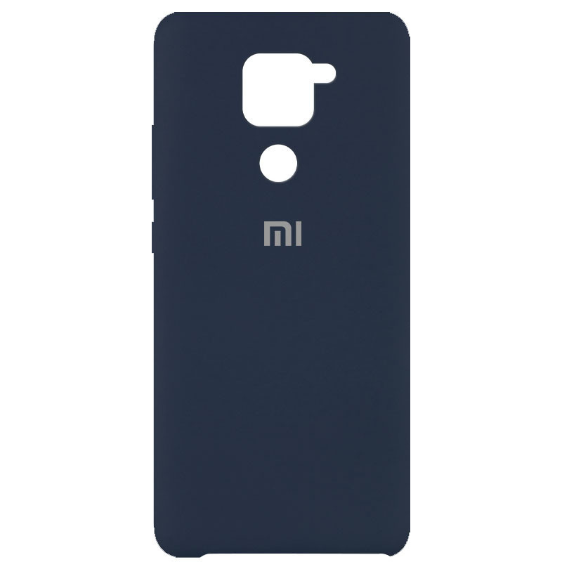 

Чехол Silicone Cover (AAA) для Xiaomi Redmi Note 9 / Redmi 10X, Синий / midnight blue