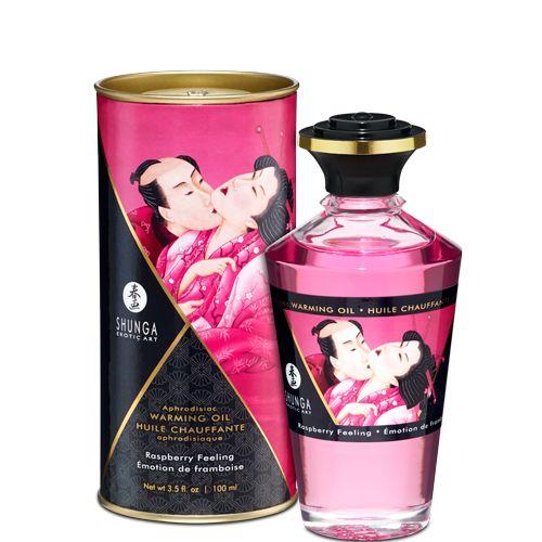 

Разогревающее масло Shunga APHRODISIAC WARMING OIL Raspberry Feeling 100 мл (SO2494)