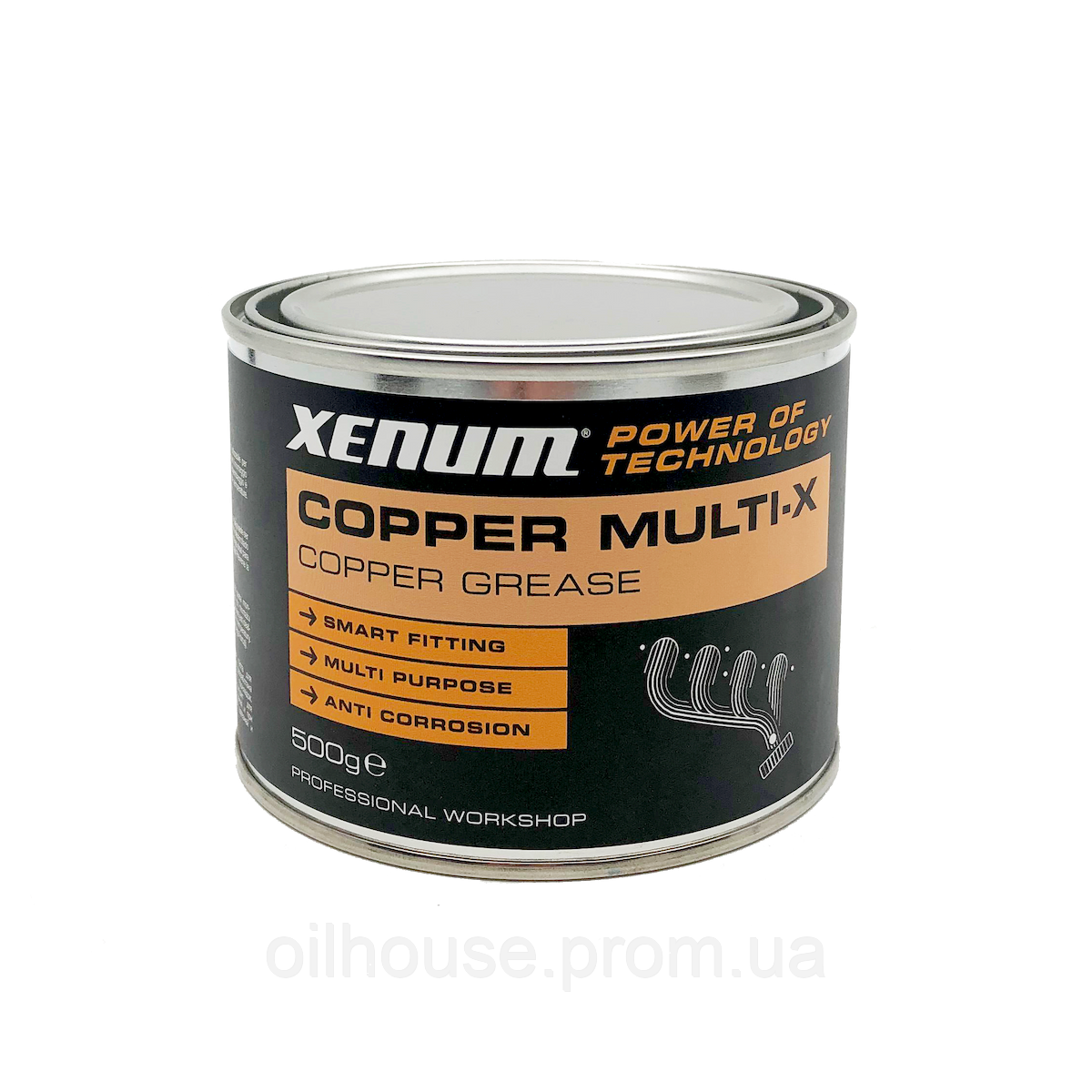 

XENUM COPPER MULTI X 500 г. Монтажна мідна паста универсального використання.