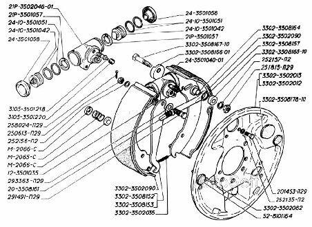 

Цилиндр торм. раб. ГАЗ 2705,3302,3110,2410 задн. d12мм (RIDER)