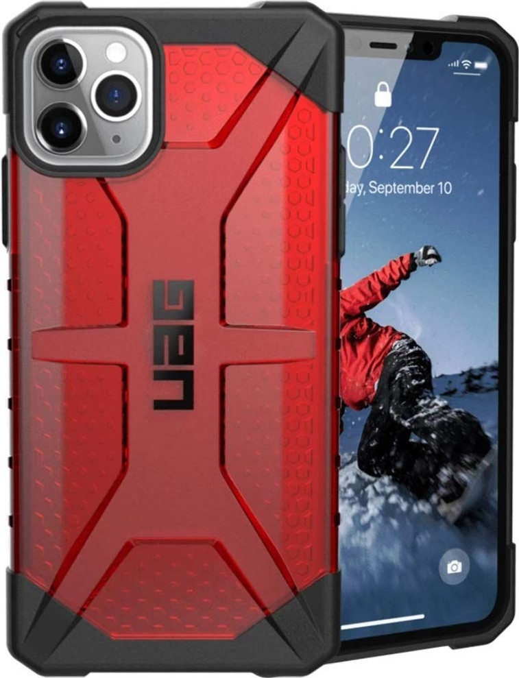 

Ударопрочный чехол UAG Plasma для Apple iPhone 11 Pro Max (6.5"), Красный