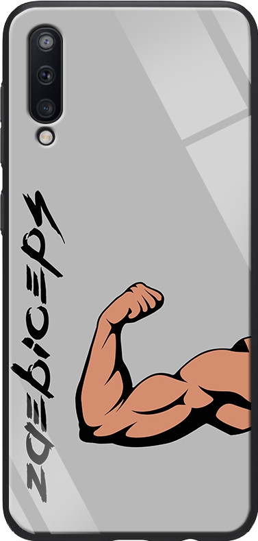 

TPU+Glass чехол ForFun для Samsung Galaxy A70 (A705F), Бицепс