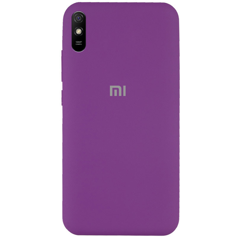 

Чехол Silicone Cover Full Protective (AA) для Xiaomi Redmi 9A, Фиолетовый / grape