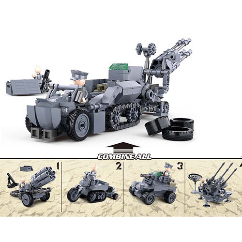 

Конструктор SLUBAN Военная техника, фигурки, 368 деталей, M38-B0681