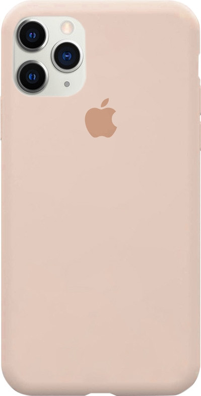 

Чехол Silicone case (A) (с закрытым низом) для Apple iPhone 11 Pro Max (6.5"), Розовый / pink sand