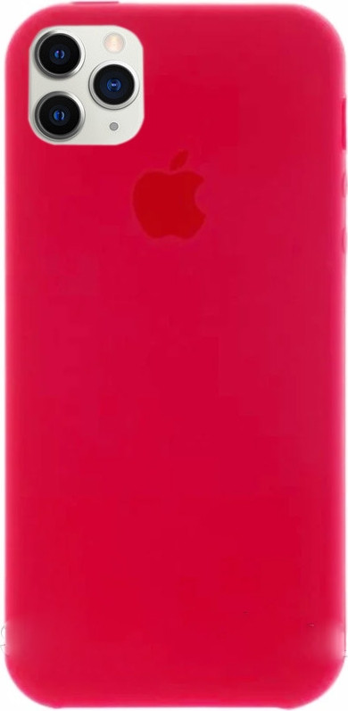 

Чехол Silicone case (A) (с закрытым низом) для Apple iPhone 11 Pro (5.8, Розовый / rose red