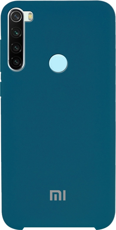 

Чехол Silicone case для Xiaomi Redmi Note 8, Синий / cosmos blue