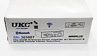 Усилитель звука UKС SN-3636BT Bluetooth USB SD FM радио MP3 (домашний стерео усилитель звука с блютуз), фото 5