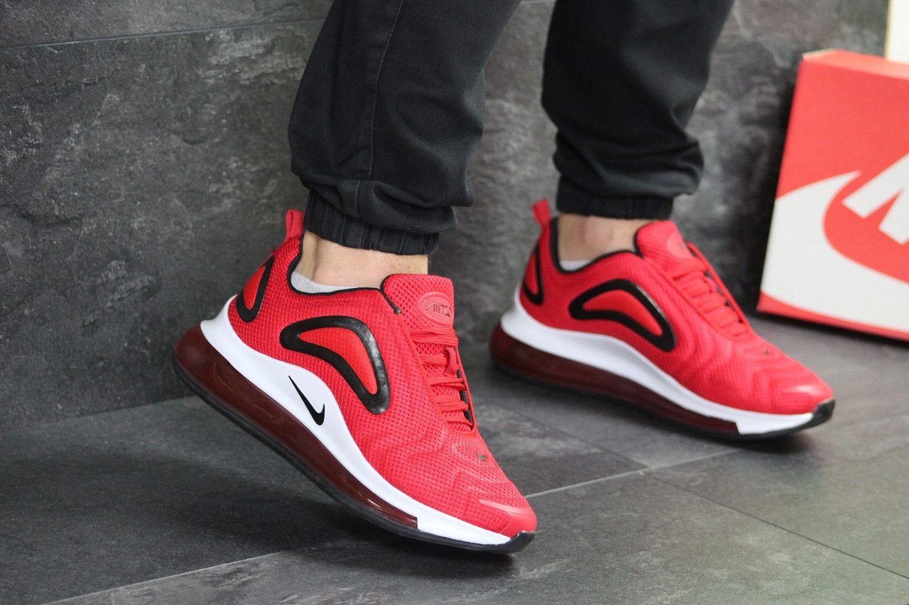 

Мужские кроссовки в стиле Nike Найк Air Max 720, красные 44 (28 см), Красный