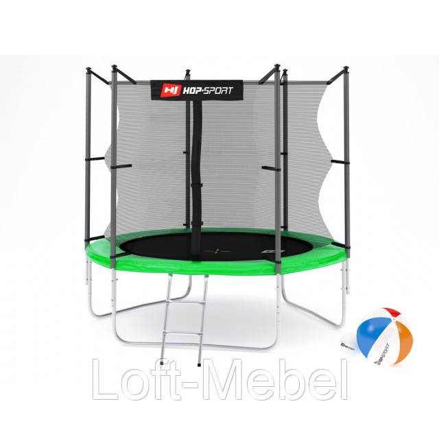 

Батут Hop-Sport 8ft (244cm) green з внутрішньою сіткою