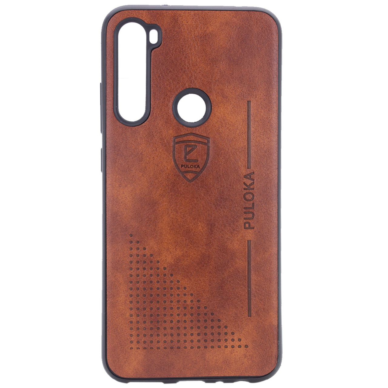 

Кожаный чехол-накладка PULOKA Desi для Xiaomi Redmi Note 8, Коричневый