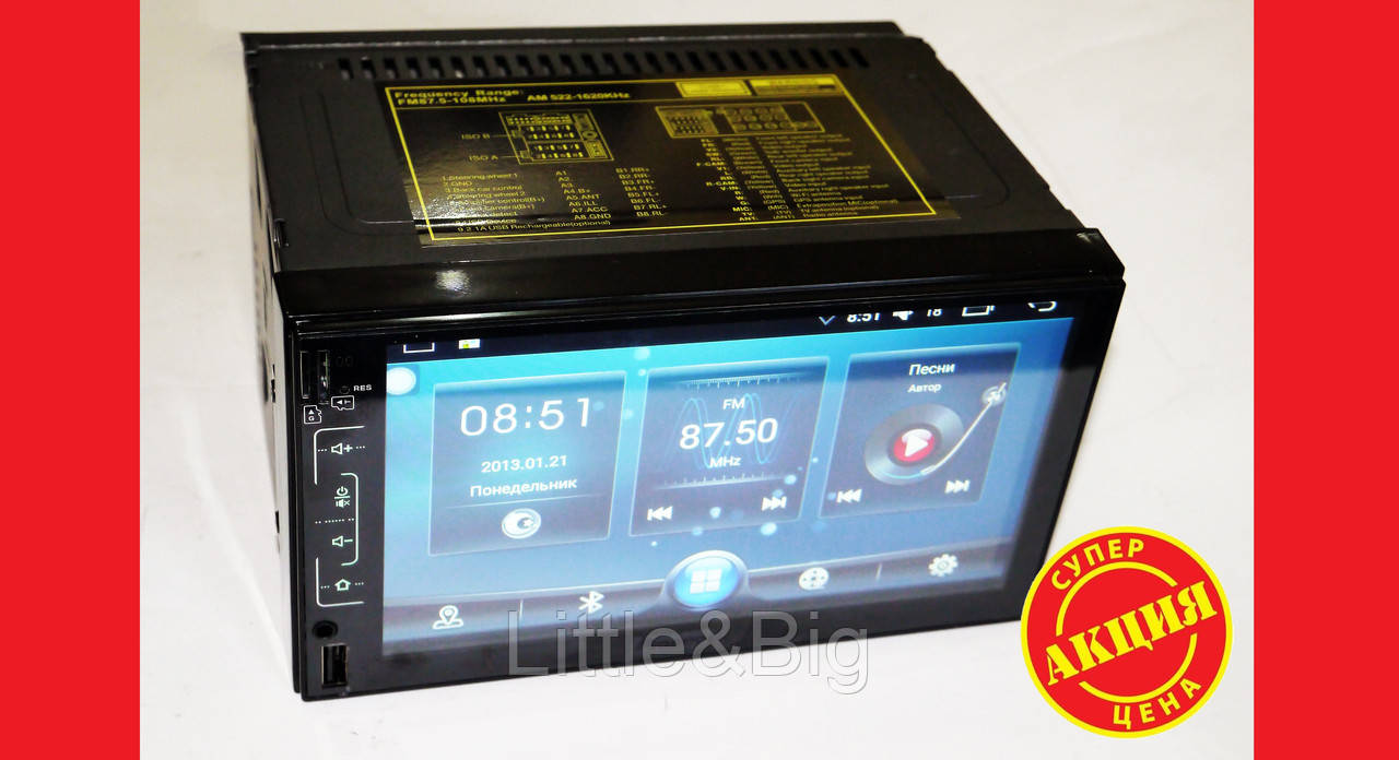 

2din Pioneer FY6511 GPS + WiFi + 4Ядра +Android