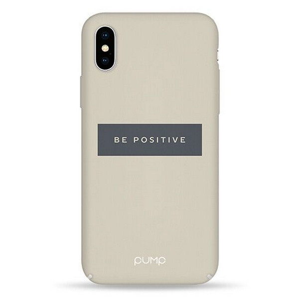 

Накладка для iPhone X/iPhone XS пластик Pump Tender Touch Case Be Positive