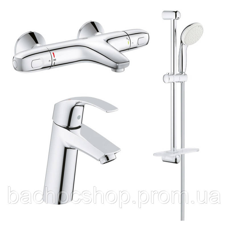 

Набір змішувачів Grohe Grohtherm 1000 + Eurosmart 34101TM