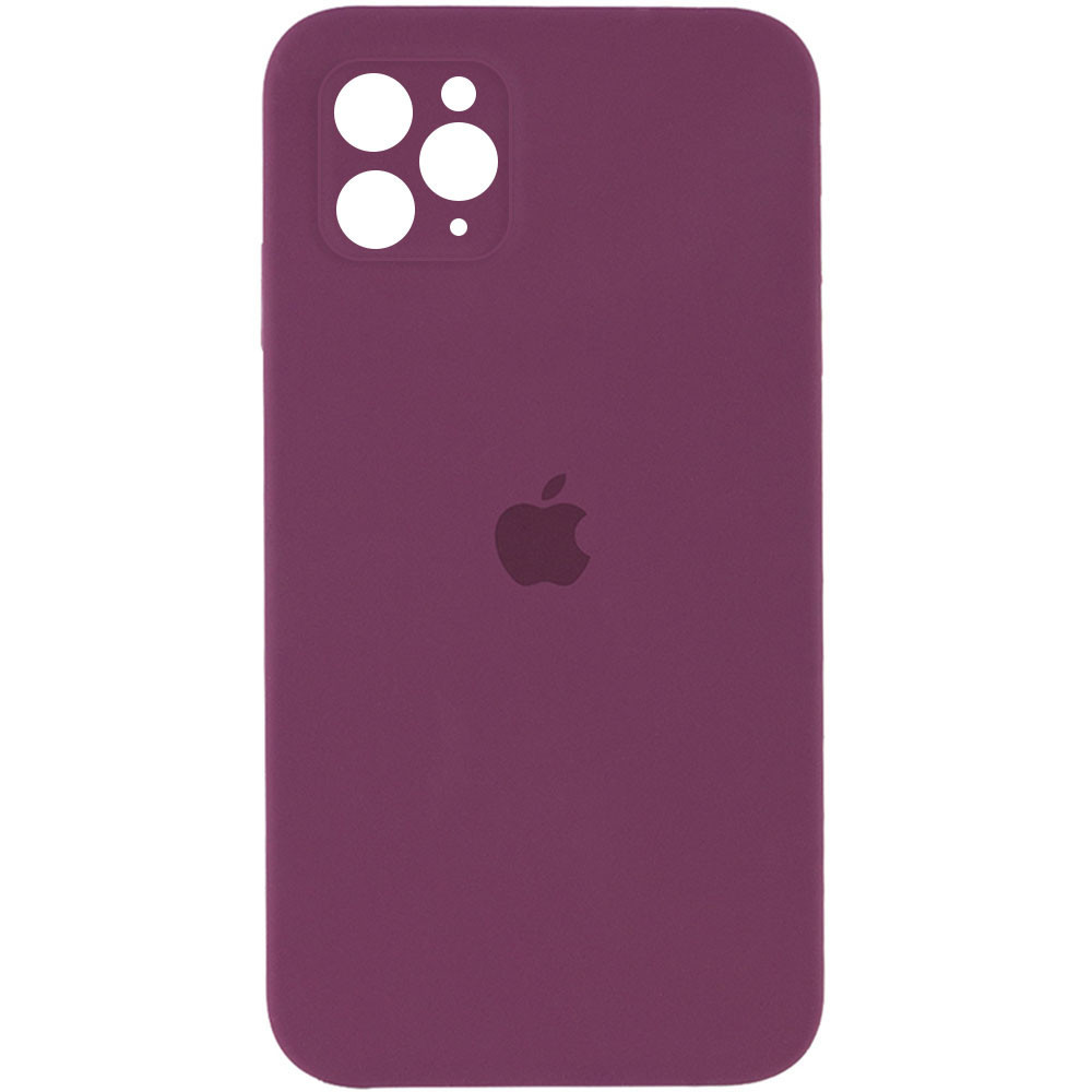 

Чехол Silicone Case Square Full Camera Protective (AA) для Apple iPhone 11 Pro (5.8, Бордовый / maroon