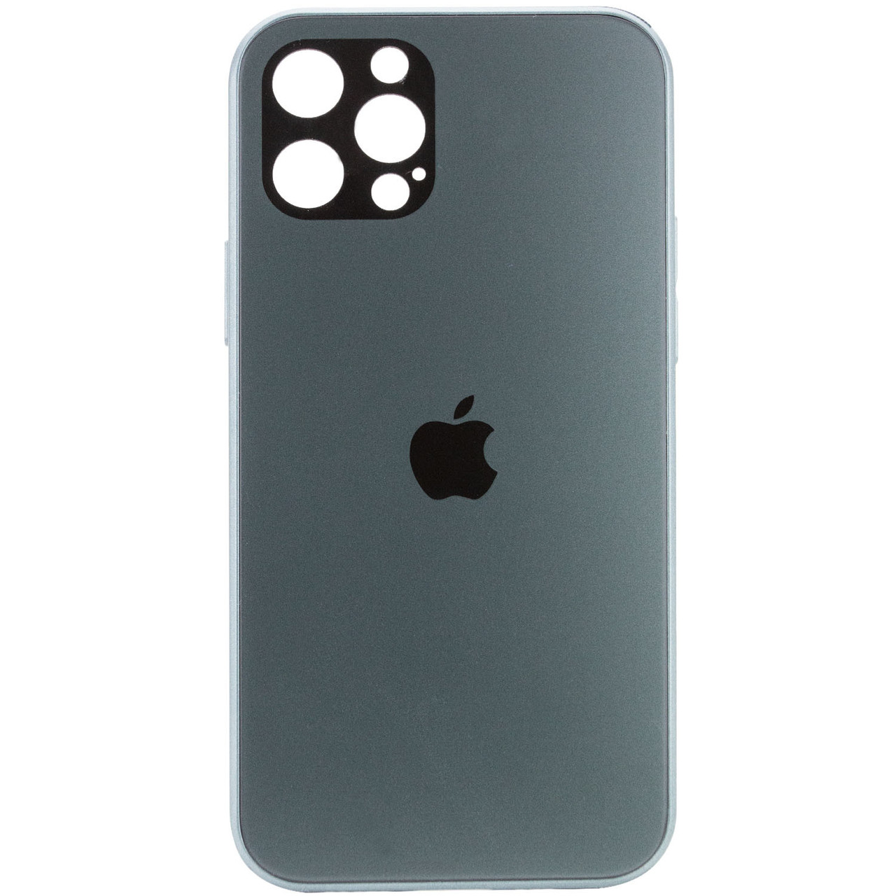 

TPU+Glass чехол GLOSSY Logo Full camera для Apple iPhone 12 Pro (6.1, Зеленый