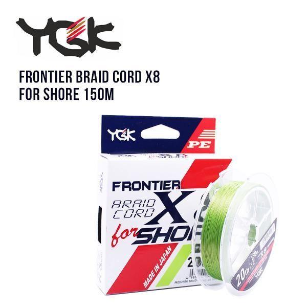 

".Шнур плетеный YGK Frontier Braid Cord X8 for Shore 150m (1.2 (20lb / 9.07kg)), Зеленый