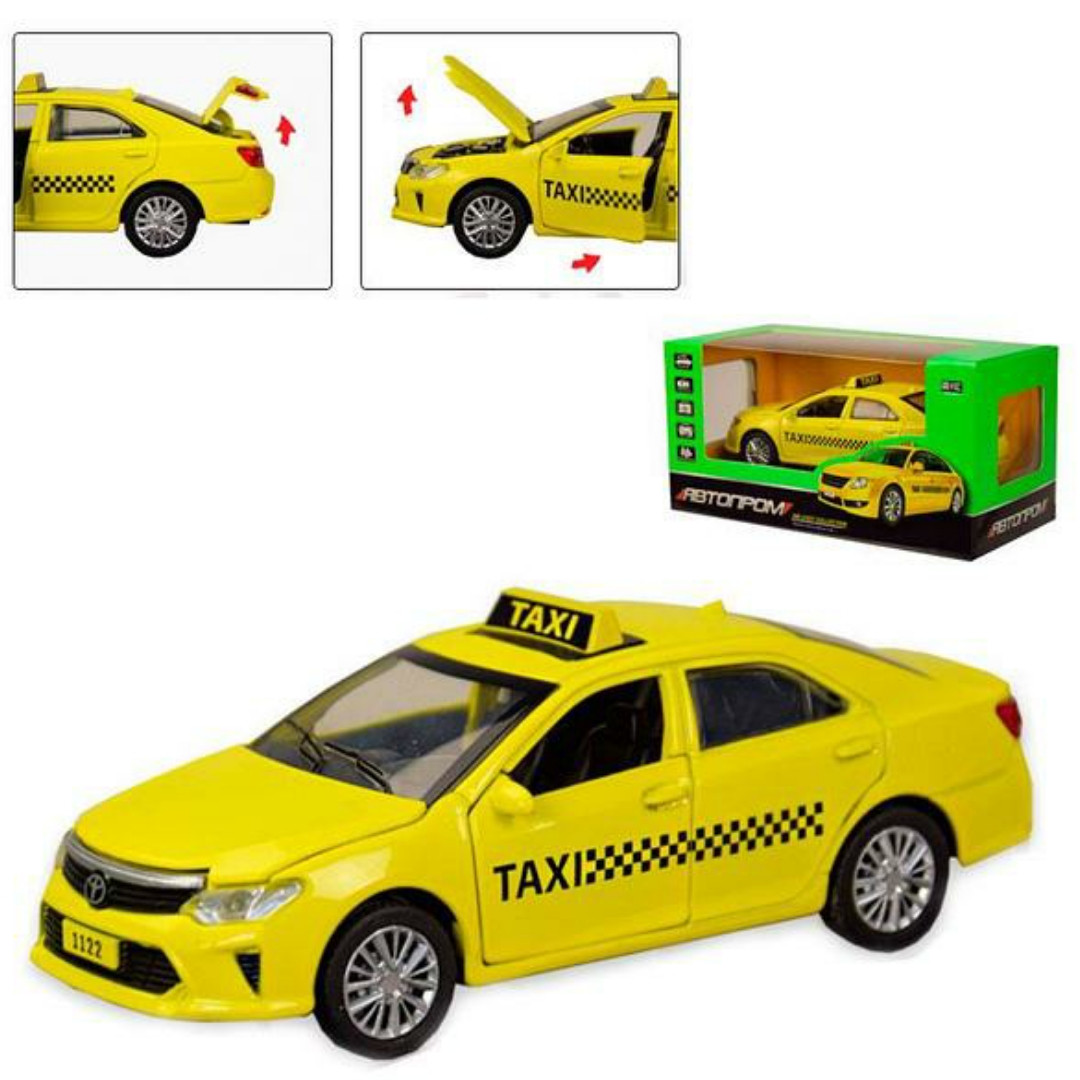 

Машина металлическая "АВТОПРОМ" 7843 "TAXI" звук, свет