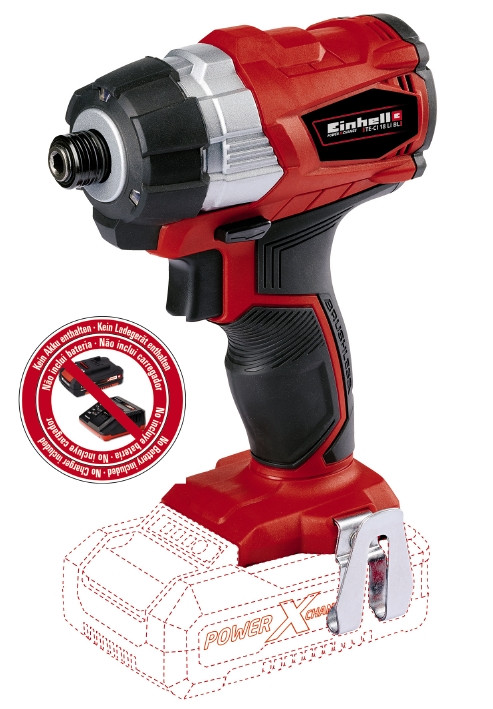 

Ударная отвертка бесщеточная Einhell TE-CI 18 Li BL-Solo New (4510030)