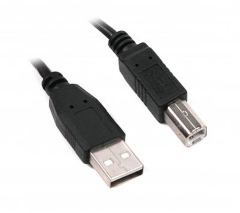Кабель USB-Type-B 2.0 AM-BM Maxxter 3m Black, фото 2
