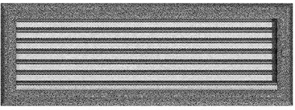 

Решетка Kratki черное серебро "Оскар" 17/49 c жалюзями