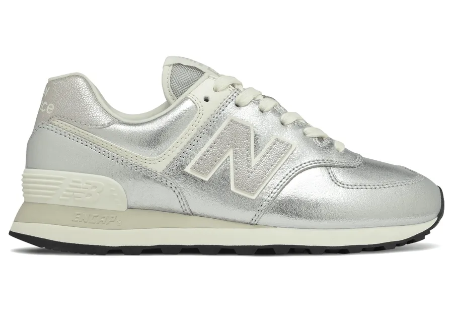 

Оригинальные женские кроссовки New Balance 574 (WL574PR2), Серебристый