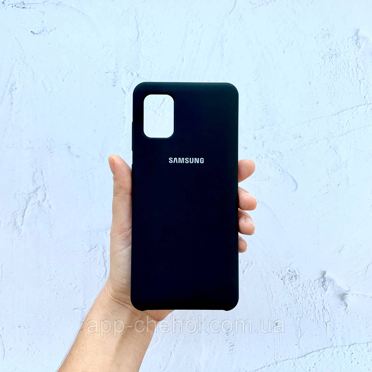 

Чехол на Samsung Galaxy A31 Silicone Case черный силиконовый Soft Touch / для Самсунг Гелекси А31