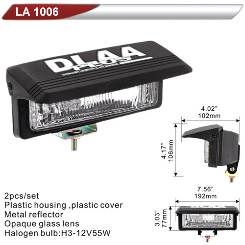 

Фара дополнительная DLAA 1006-RY/H3-12V-55W/192*77mm/крышка (LA 1006-RY)