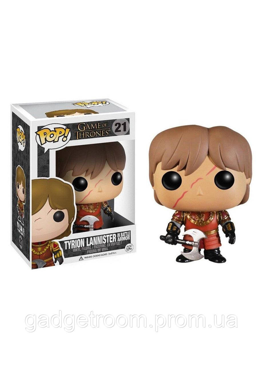 

Фигурка Funko POP GOT - Tyrion Lannister in Battle Armor Vinyl Figure 21 10 см 3779, КОД: 1895289