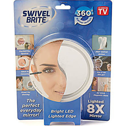

Увеличительное зеркало с подсветкой Swivel Brite