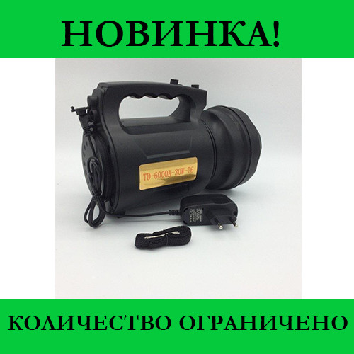 

Фонарь переносной TD 6000A 30W T6! Распродажа