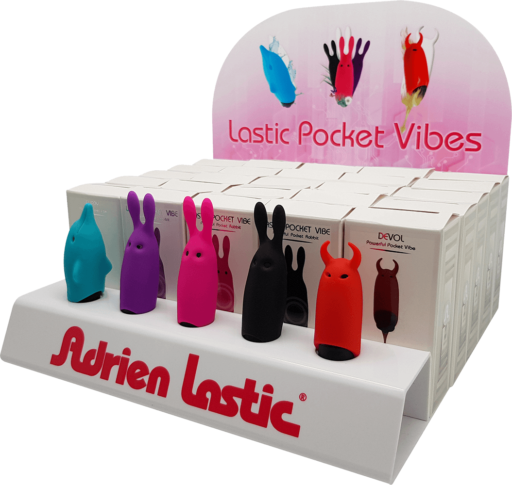 

Набор вибраторов Adrien Lastic Promo Pack Pocket Vibe (25 шт + тестеры), Разные цвета