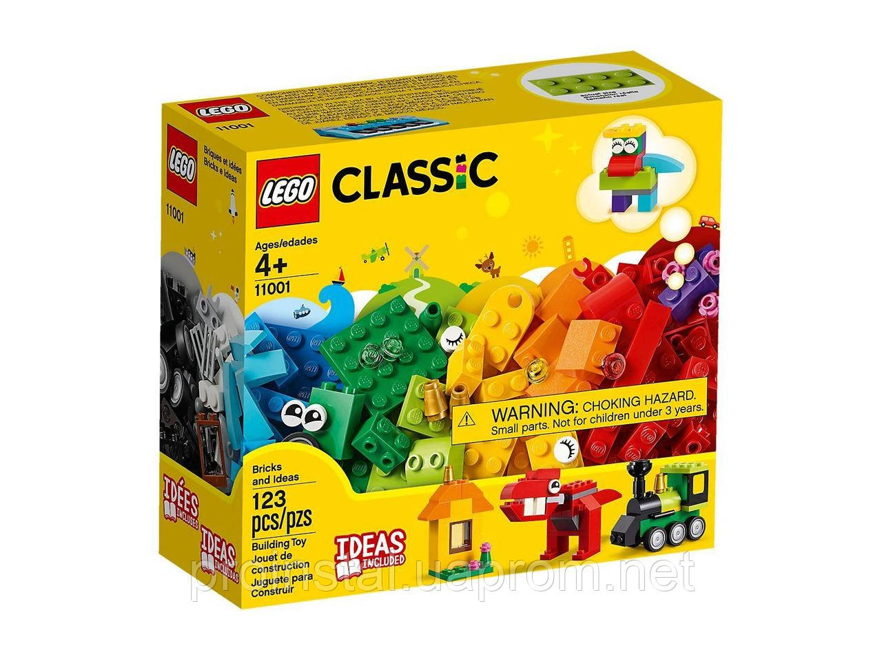 

Конструктор LEGO Classic Кубики и идеи 11001, Разноцветный