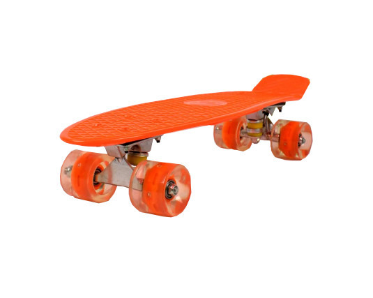 

Детский скейт Пенни борд MS 0848-5 со светящимися колесами (Оранжевый)