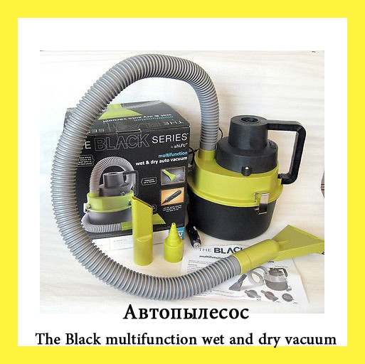 

Sale! Автомобильный пылесос для сухой и влажной уборки The Black multifunction wet and dry vacuum!Акция