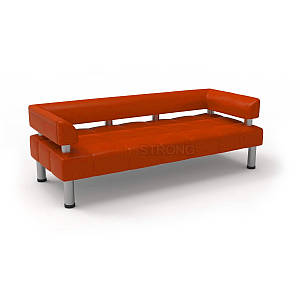 Офісний диван Стронг (MebliSTRONG) - оранжевого кольору