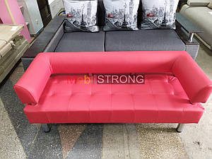 Офісний диван Стронг (MebliSTRONG) - червоний матовий колір