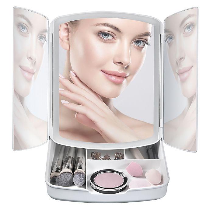 

Зеркало для макияжа My Foldaway Lighted Makeup Mirror !Новинка, Белый