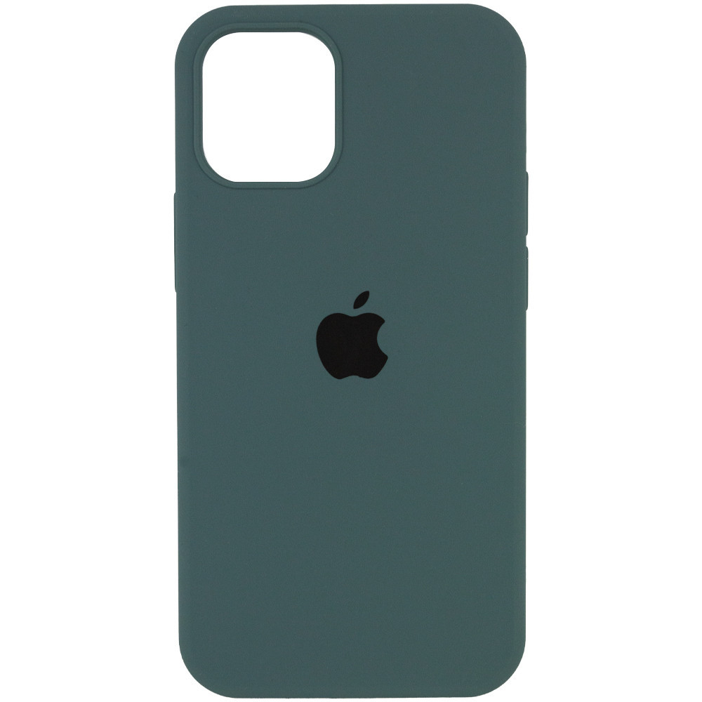 

Чехол Silicone Case Full Protective (AA) для Apple iPhone 12 Pro / 12 (6.1") Зеленый / Cactus