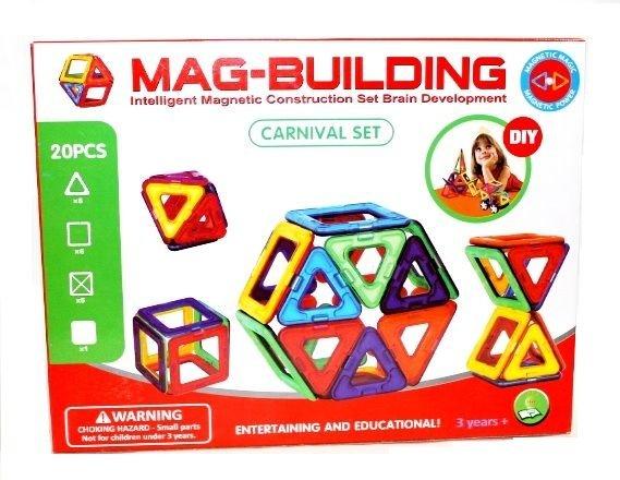 

Магнитный конструктор Mag building 20 pcs