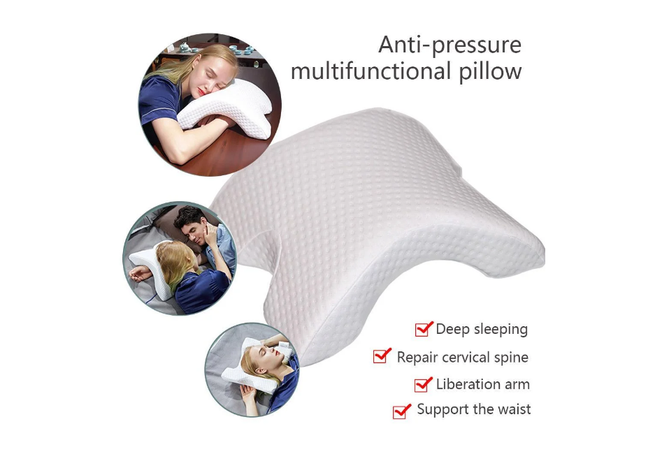 

Ортопедическая подушка Тунель Memory Foam Pillow, Белый