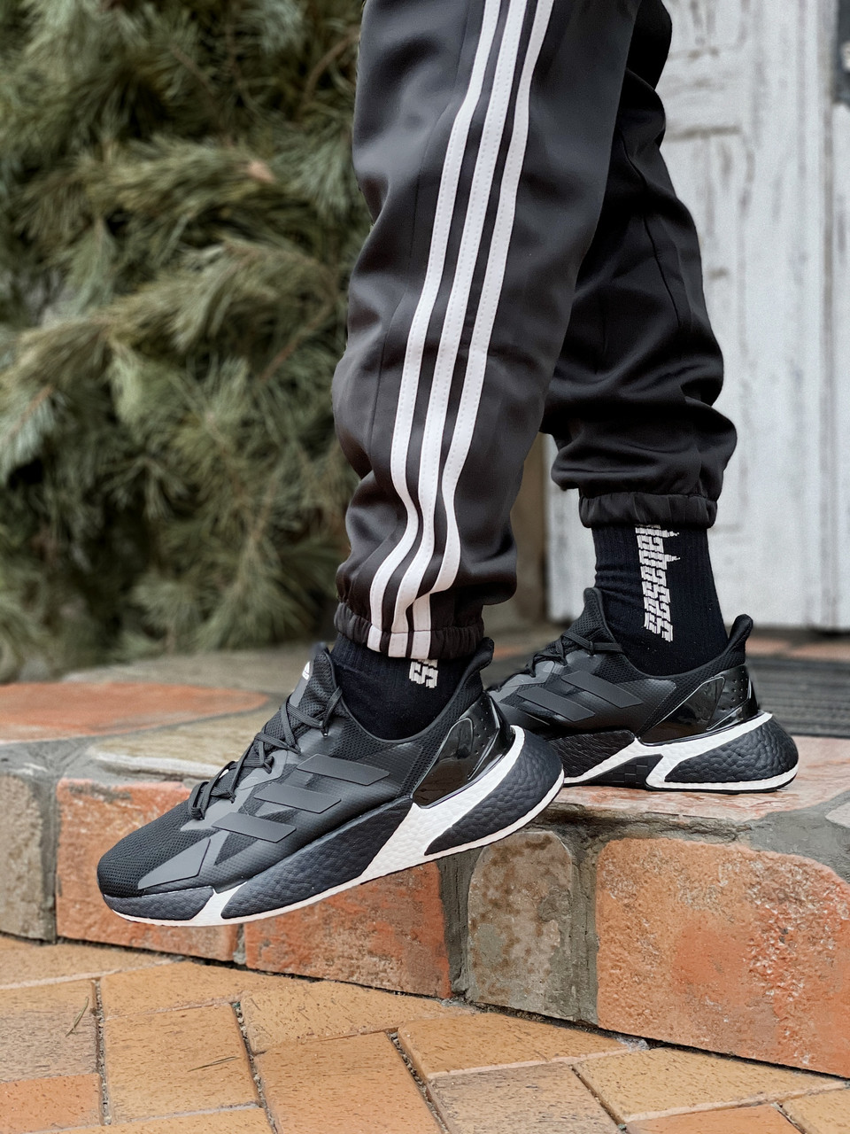 Мужские кроссовки Adidas X9000L4 Черные