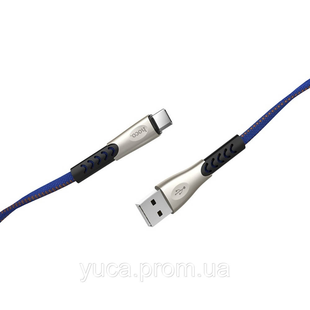 

USB кабель Hoco U48 1,2m Type-C синий