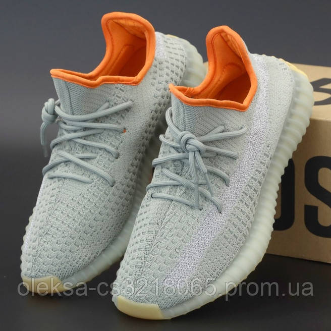 

Мужские кроссовки в стиле Adidas Yeezy 350 BOOST, серый, рефлектив, Китай 43