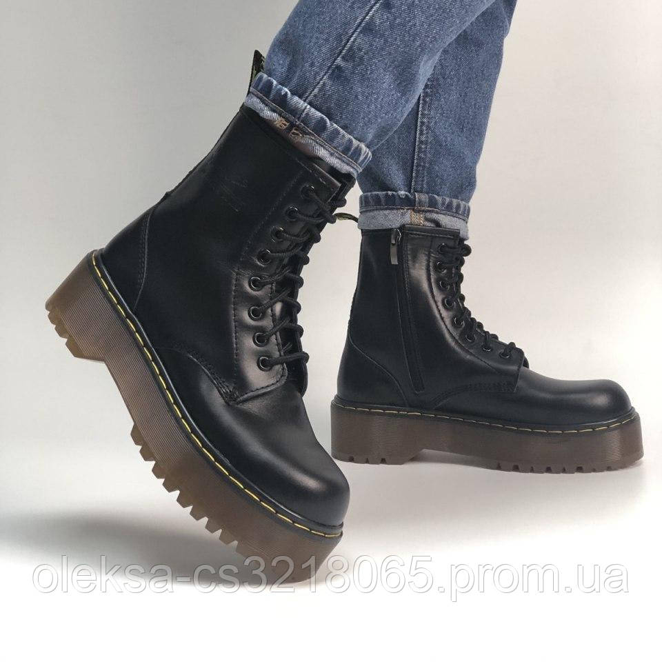 

Женские ботинки в стиле Dr.Martens Jadon, кожа, черный, Китай 37